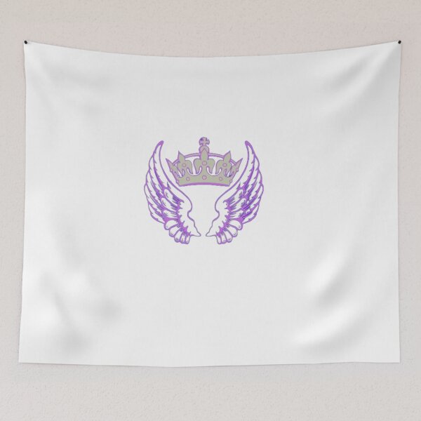Item preview, Royal Crown with Angel Wings – Majestic Symbol of Power designed and sold by Om-Namo Store .