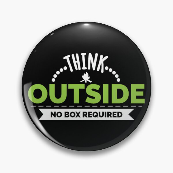 Item preview, Motivational Quotes Think Outside No Box Required	 designed and sold by cffnwaior50.
