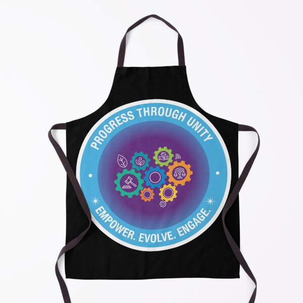 Item preview, Progress Through Unity Empower Evolve Engage Gears designed and sold by Owcomm.