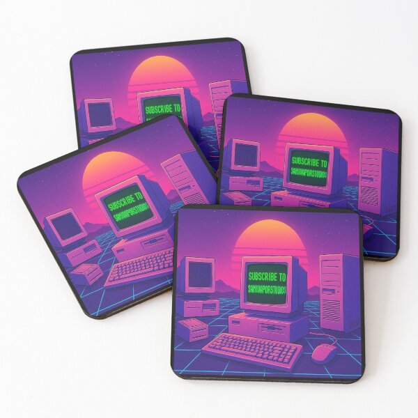 Item preview, SamiVaporStudios Vaporwave inspired computer t-shirt designed and sold by SamiVaporStudio.