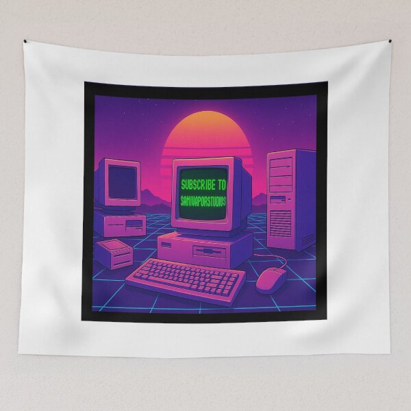 Item preview, SamiVaporStudios Vaporwave inspired computer t-shirt designed and sold by SamiVaporStudio.