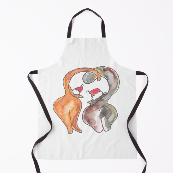 Item preview, 2 Cats with Christmas Capes, 2 Katzen mit Weihnachtsmütze designed and sold by Anke‘s Bazaar.