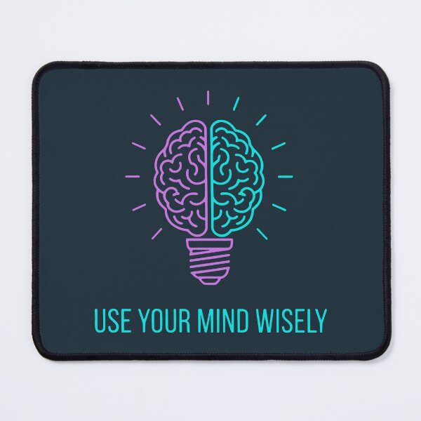 Item preview, Neon Lightbulb with Brain and Motivational Message designed and sold by SplashTastic.