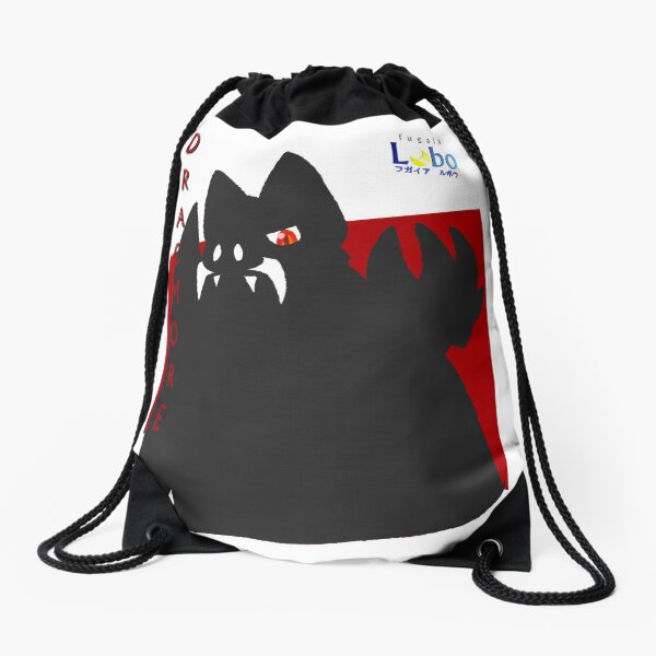 Dracmore Silhouette (Black) Drawstring Bag