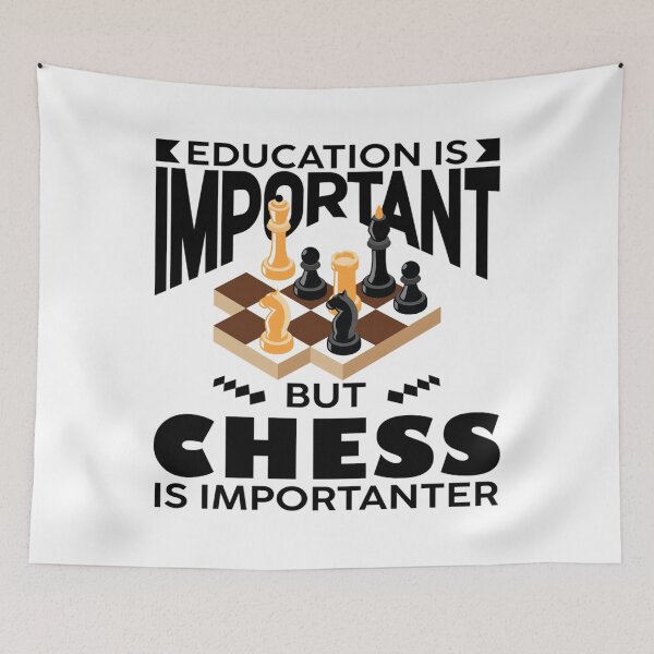 Item preview, La educación es importante, pero el ajedrez es más importante. 1 designed and sold by ngntongyxiy29.