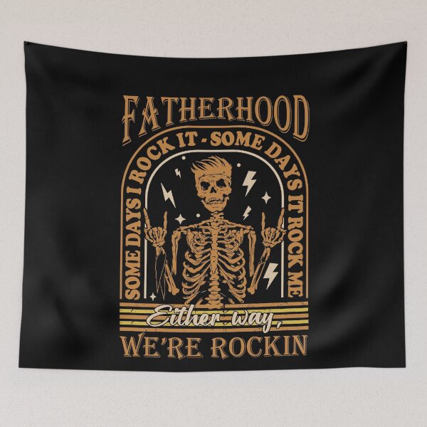 Item preview, Fatherhood Some Days I Rock It Skeleton Dad Tour Fathers Day designed and sold by JanessaHardi.