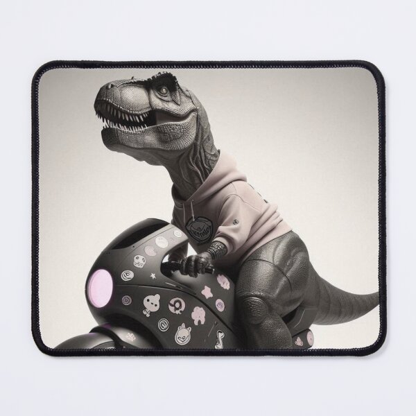 Item preview, "T-Rex on the Flex: Jurassic Wheels & Hoodie Feels" designed and sold by Print Fiction.