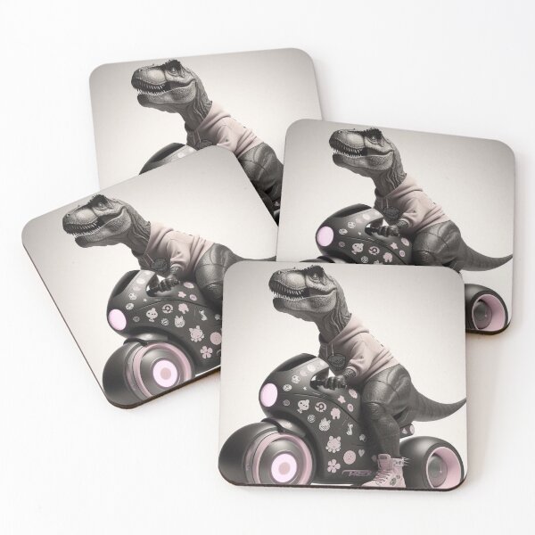 Item preview, "T-Rex on the Flex: Jurassic Wheels & Hoodie Feels" designed and sold by Print Fiction.