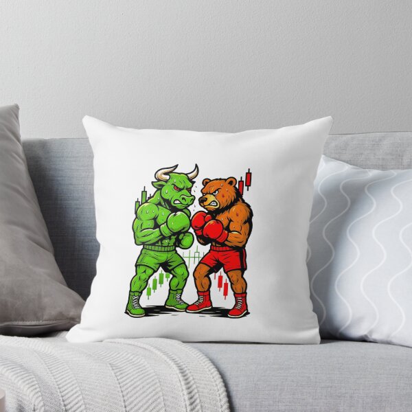 Item preview, Bull vs Bear – Candlestick Market Fight designed and sold by DiaryPN.