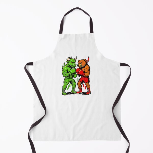 Item preview, Bull vs Bear – Candlestick Market Fight designed and sold by DiaryPN.