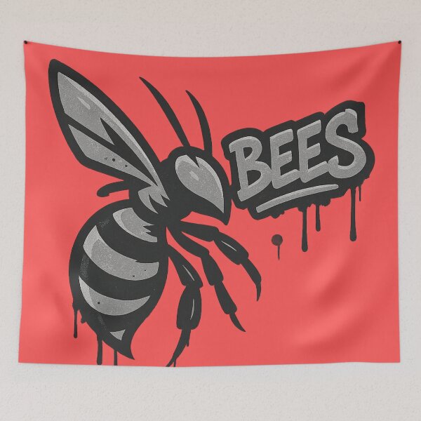 Item preview, Brentford Bees unofficial fan art graffiti sticker designed and sold by Final Whistle Art.