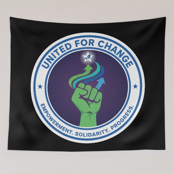Item preview, United For Change Empowerment Solidarity Progress designed and sold by Owcomm.