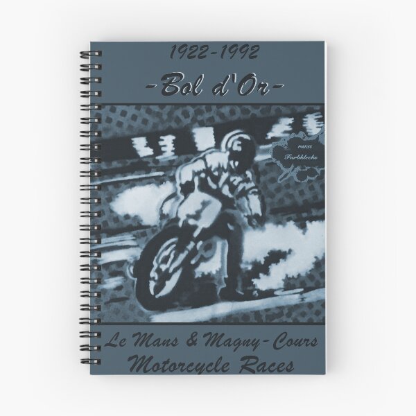 Item preview, Motorcycle race: Motorcyclist leans into the curve designed and sold by marysfarbklecks.