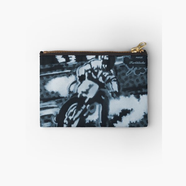 Item preview, Motorcycle race: Motorcyclist leans into the curve designed and sold by marysfarbklecks.