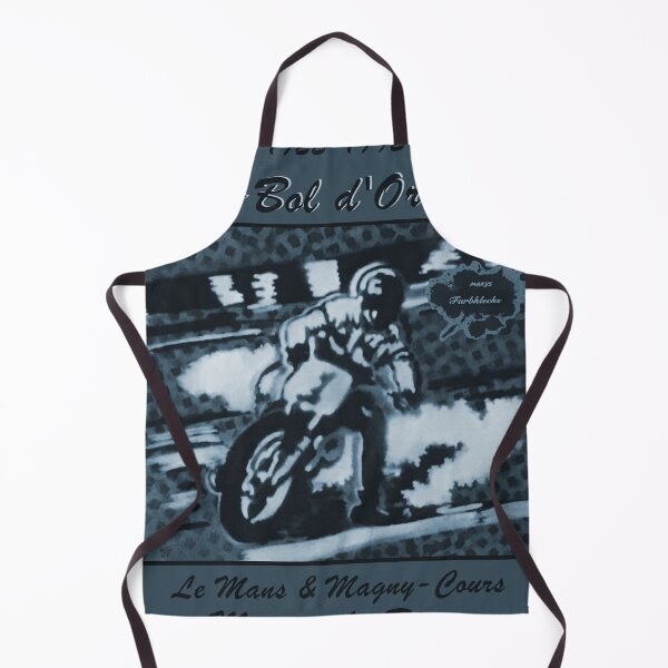 Item preview, Motorcycle race: Motorcyclist leans into the curve designed and sold by marysfarbklecks.