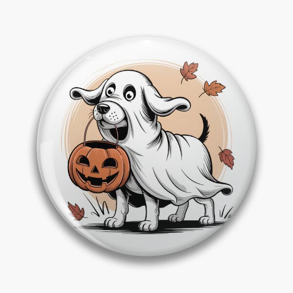 Artikelvorschau, Herbsthund mit Kürbislaterne, Halloween entworfen und verkauft von J-Style-Design.