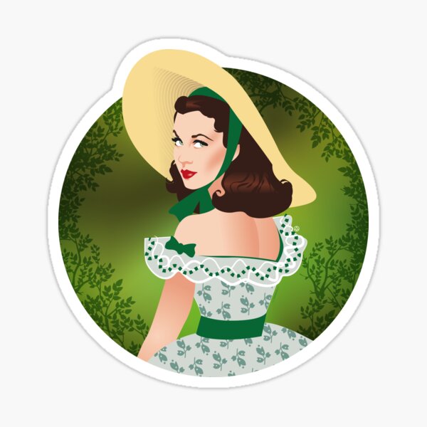 Scarlett O Hara Stickers for Sale | Redbubble