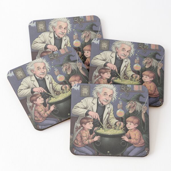 Item preview, Einstein's witchcraft - Vintage Halloween Cover Vibes - v designed and sold by VieBelieve.