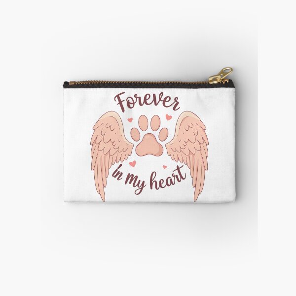 Item preview, Pet Memorial T-shirt – Forever in My Heart Paw Print with Angel Wings designed and sold by Print Era.