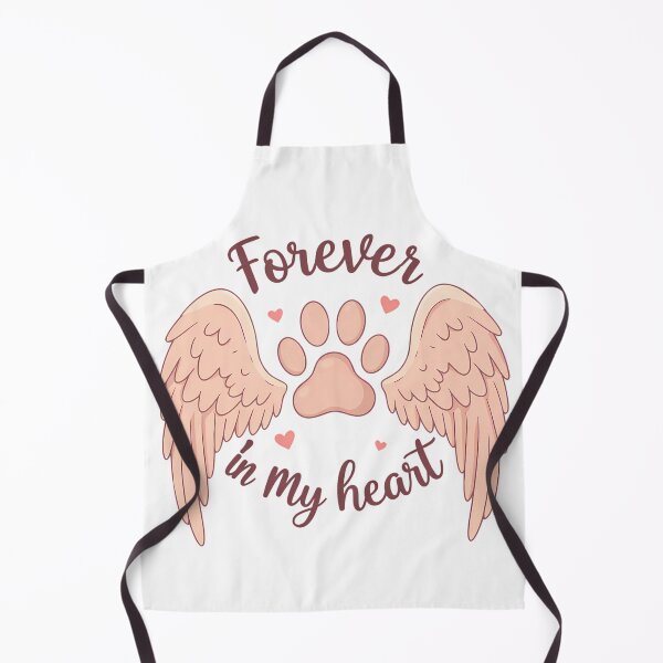 Item preview, Pet Memorial T-shirt – Forever in My Heart Paw Print with Angel Wings designed and sold by Print Era.