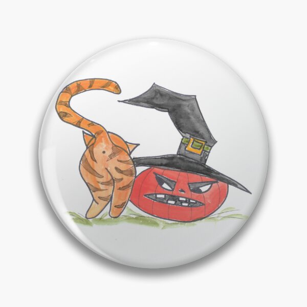 Item preview, Cat & Pumpkin, Katze mit Kürbis designed and sold by Anke‘s Bazaar.