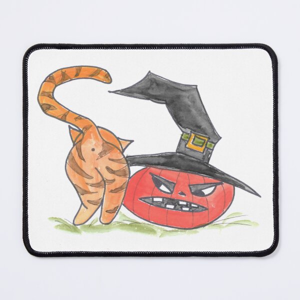 Item preview, Cat & Pumpkin, Katze mit Kürbis designed and sold by Anke‘s Bazaar.
