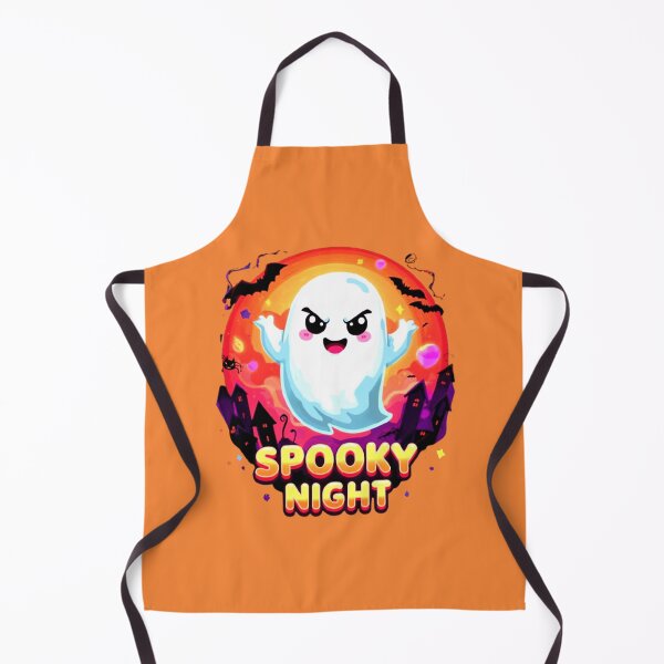 Item preview, Spooky Night Cute Ghost Halloween designed and sold by otaku.edwardj.