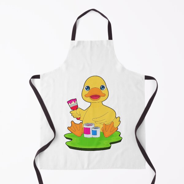Item preview, Duck Painter Paint brush Painting designed and sold by Snabdesign84.