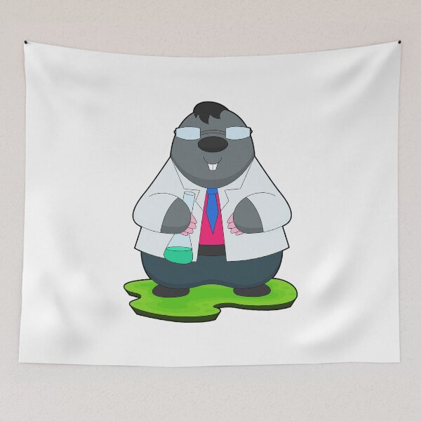 Item preview, Mole Scientist Test tube Laboratory designed and sold by Snabdesign84.