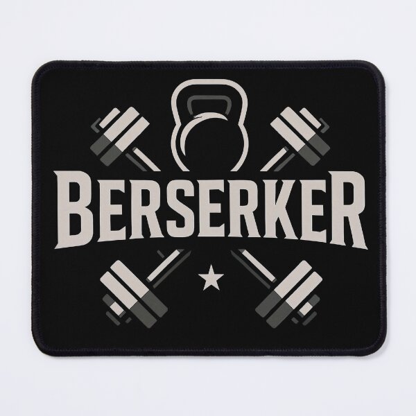 Item preview, Berserker Fitness – Wallhala Warrior Gym Logo designed and sold by Unikat.SE.