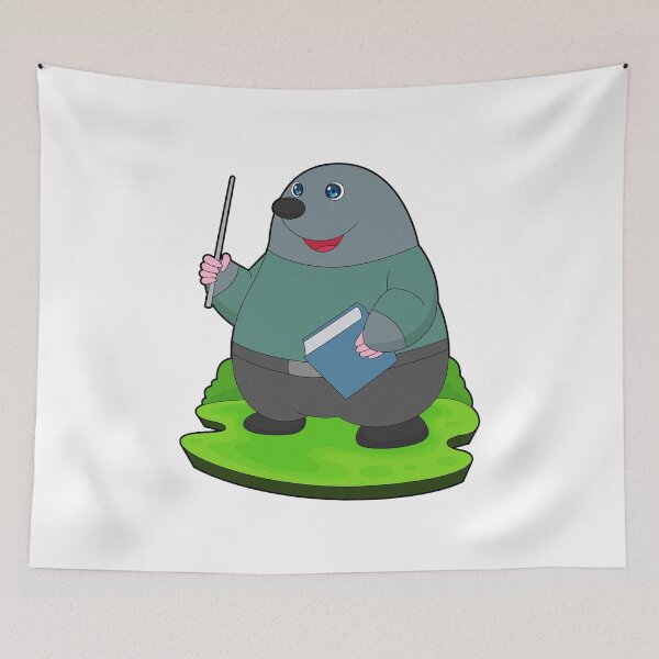 Item preview, Mole Teacher Book School designed and sold by Snabdesign84.