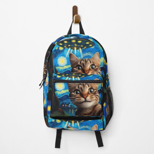 Item preview, Cat lovers gifts selfie and UFO alien invasion designed and sold by erozzz.