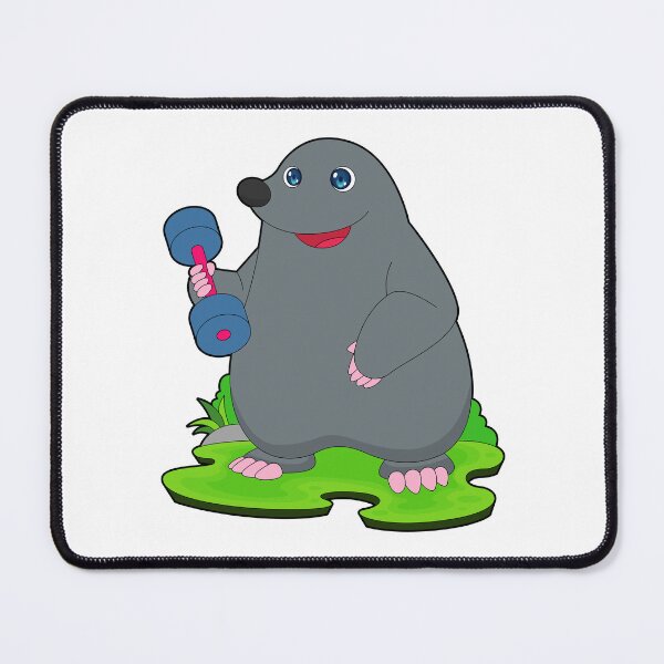 Item preview, Mole Bodybuilder Dumbbell Bodybuilding designed and sold by Snabdesign84.