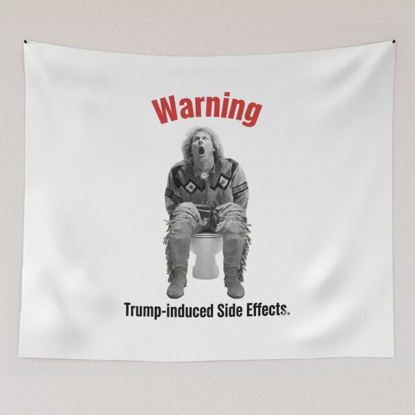 Item preview, Trump induced side effects, political humor, gag, satire, funnyfits70, Humor, Funny, retro, vintages, funny quotes, animal humor, designed and sold by FunnyFits70.
