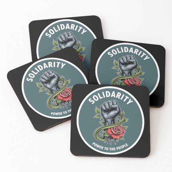 Item preview, Solidarity Power to the People Fist Rose designed and sold by Owcomm.