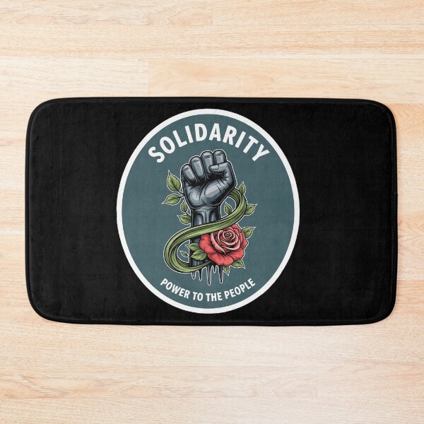 Item preview, Solidarity Power to the People Fist Rose designed and sold by Owcomm.