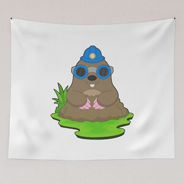 Item preview, Mole Miner Mining helmet Mining designed and sold by Snabdesign84.