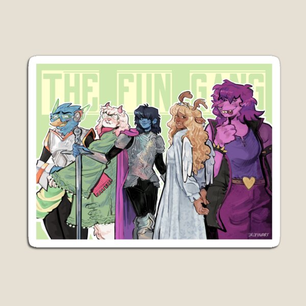 Item preview, The Fun Gang! designed and sold by dropinart_.