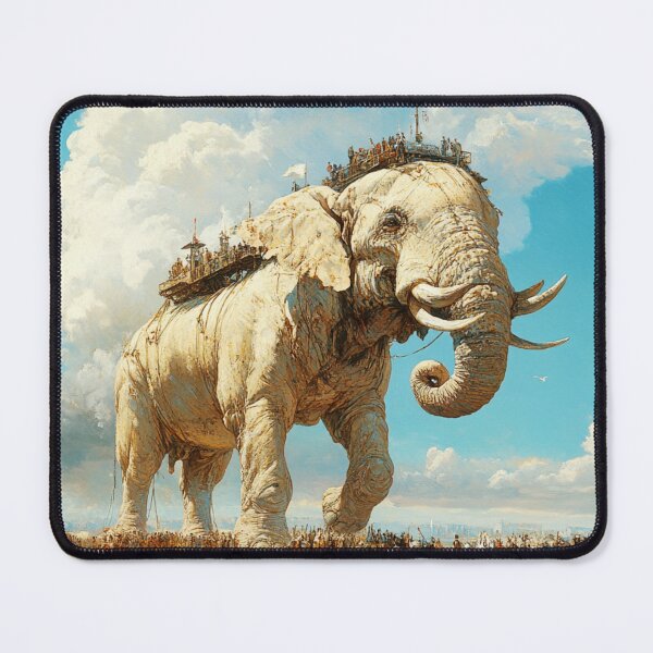 Item preview, Colossal War Elephant – Epic Fantasy Artwork designed and sold by mliotard.
