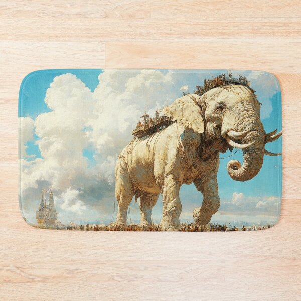 Item preview, Colossal War Elephant – Epic Fantasy Artwork designed and sold by mliotard.