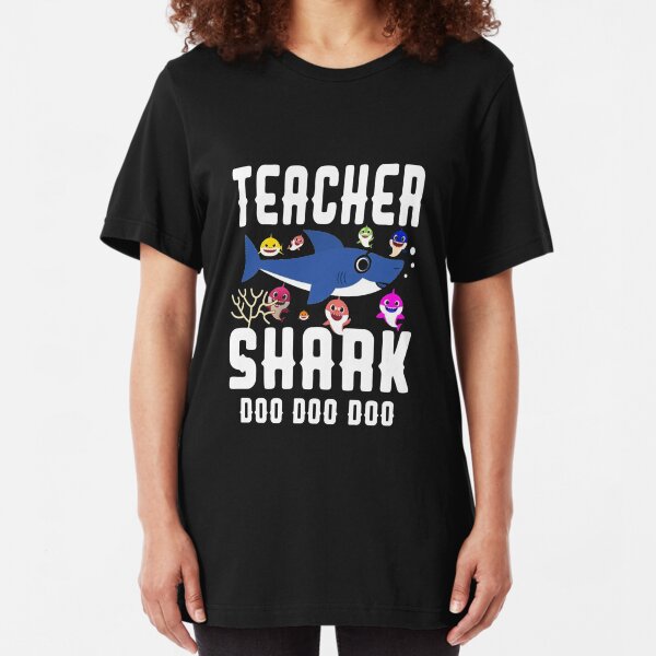 TEACHER SHARK Slim Fit T-Shirt