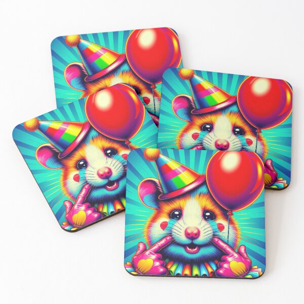 Item preview, Cute clown Hamster  designed and sold by Dogandesighn.