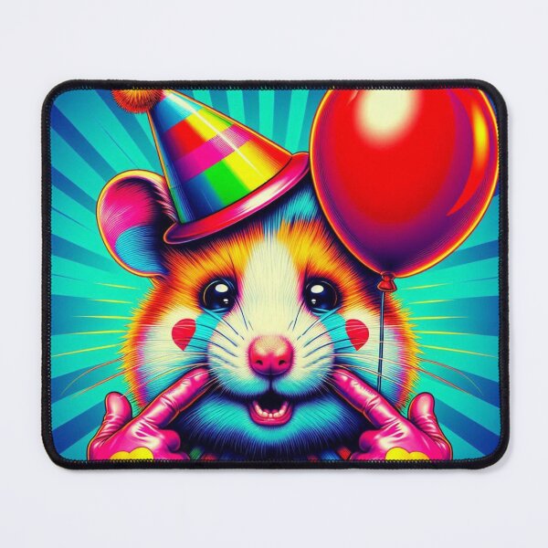 Item preview, Cute clown Hamster designed and sold by Dogandesighn.