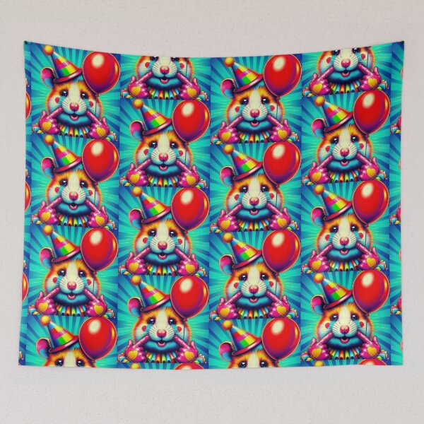 Item preview, Cute clown Hamster  designed and sold by Dogandesighn.