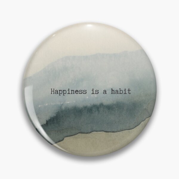 Item preview, Happiness is a habit designed and sold by Anisha  Vaz.