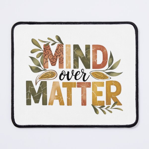 Item preview, Mind over Matter Distressed Brain Leaf designed and sold by JediKittenWars.