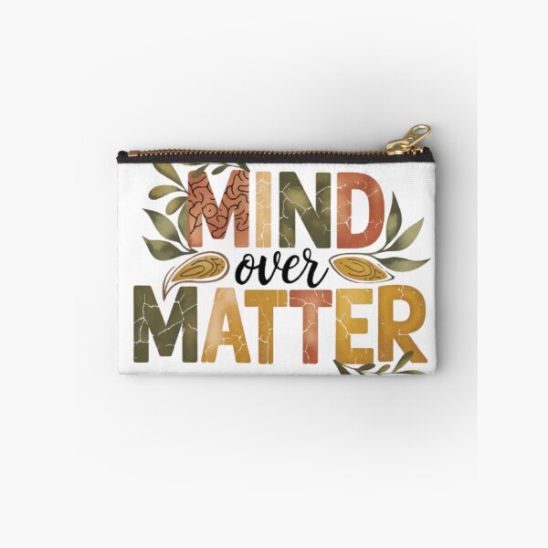 Item preview, Mind over Matter Distressed Brain Leaf designed and sold by JediKittenWars.
