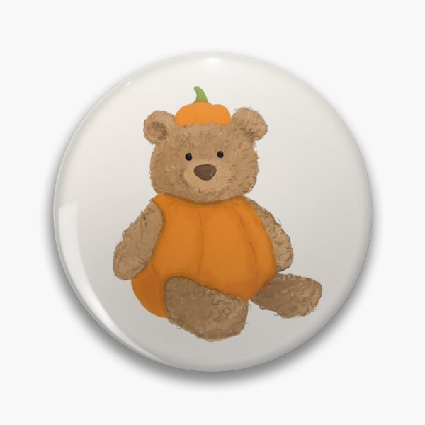 Item preview, Bear In Pumpkin Costume designed and sold by moonna designs.