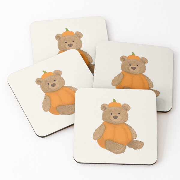 Item preview, Bear In Pumpkin Costume designed and sold by moonna designs.