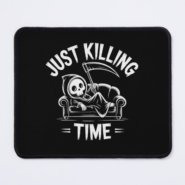 Item preview, Just Killing Time Grim Reaper Funny Halloween Design designed and sold by Altered Pixels.